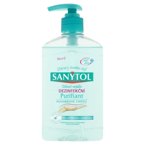 Sanytol dezinfekční mýdlo 250ml Purifiant hloubkové čištění
